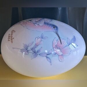 Vintage Noritake 1983 Limited Edition Bone China Easter Egg
